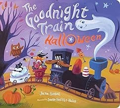 Goodnight Train Halloween-Boar book cover